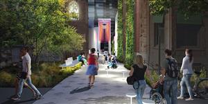 Transformation de ruelles commerciales au Centre-Ville de Montréal