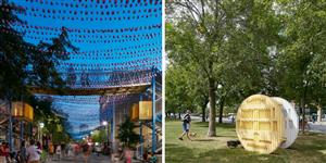 3 constructions éphémères par Architecturama