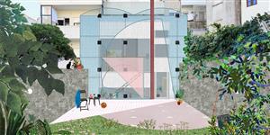 MASTER CLASS | FALA 097: WAVES OF GLASS BRICK AND CLOUDS OF METAL MESH, PORTO
